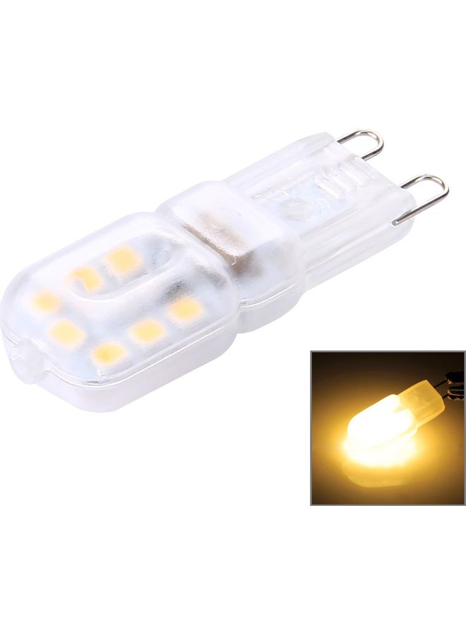 G9 2.5W Transparent Cover Corn Light Bulb Warm White - Image 1