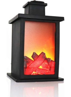 Artificial Fireplace Retro LED Lamp Multicolour