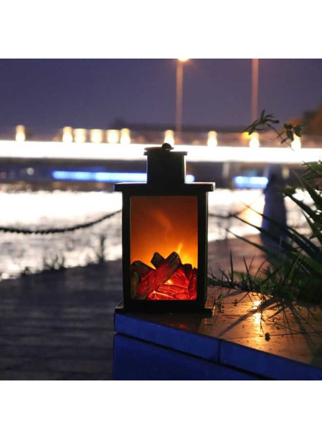 Generic - Artificial Fireplace Retro LED Lamp Multicolour - Image 1