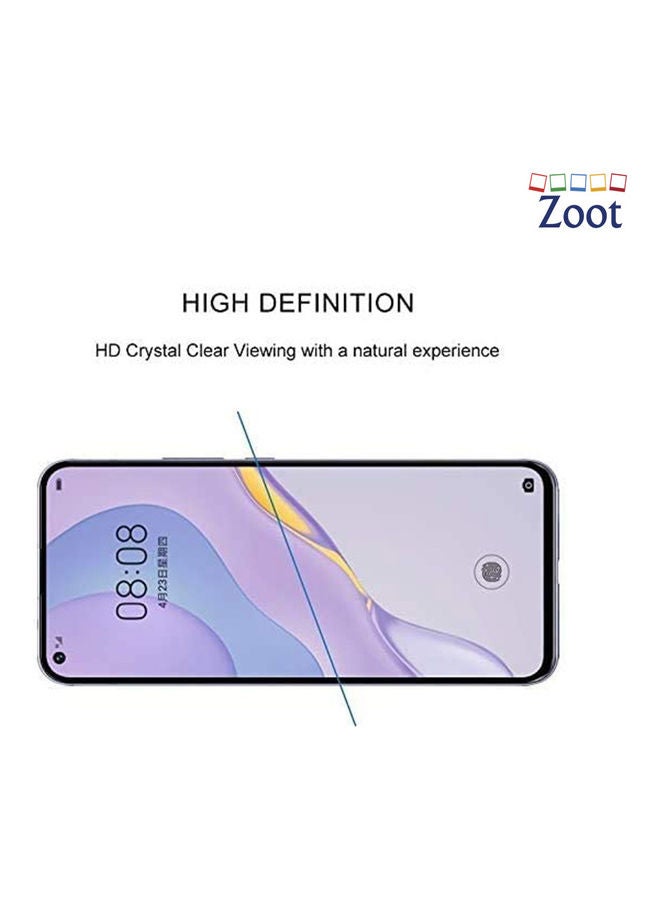 Zoot Tempered Glass Screen Protector With 9H hardness For Huawei Nova 7 5G Black - Image 2