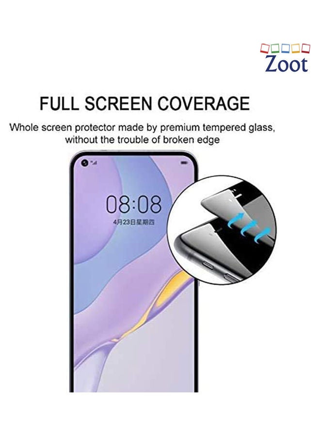 Zoot Tempered Glass Screen Protector With 9H hardness For Huawei Nova 7 5G Black - Image 3