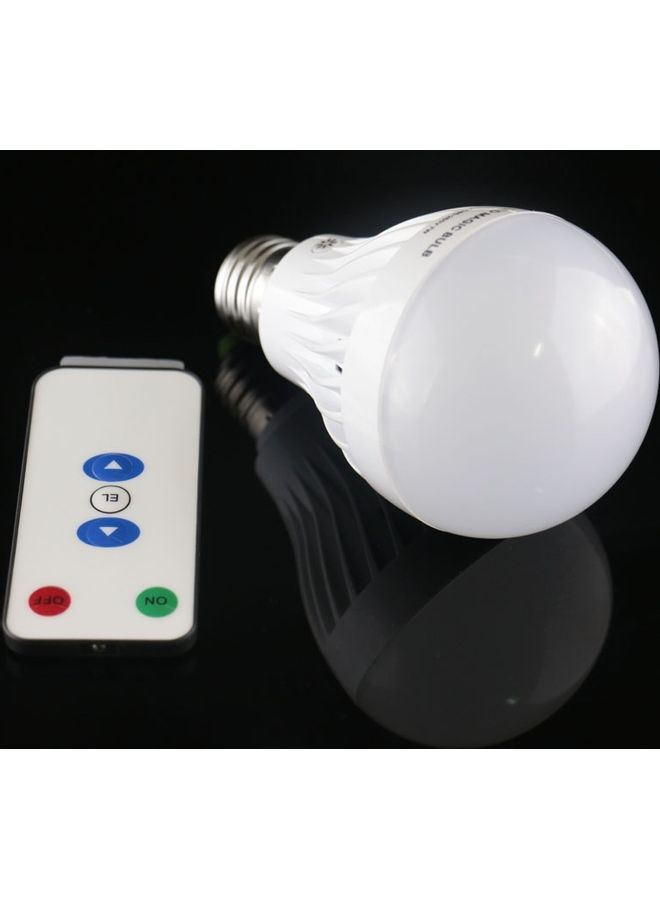 Generic - Rechargeable LED Emergency Bulb with Remote Control White - Image 1