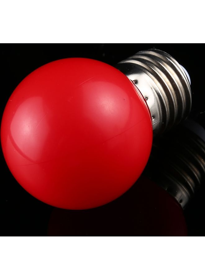 ماركة غير محددة - مجموعة مصابيح LED SMD بقدرة 2 وات مقبس E27 مكونة من 10 قطع . أحمر - Image 1