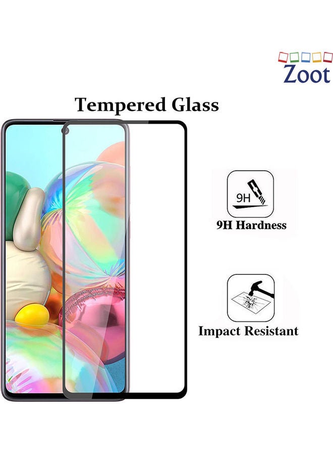 Zoot Tempered Glass Screen Protector With 9H hardness For Samsung Galaxy A51 Black - Image 3
