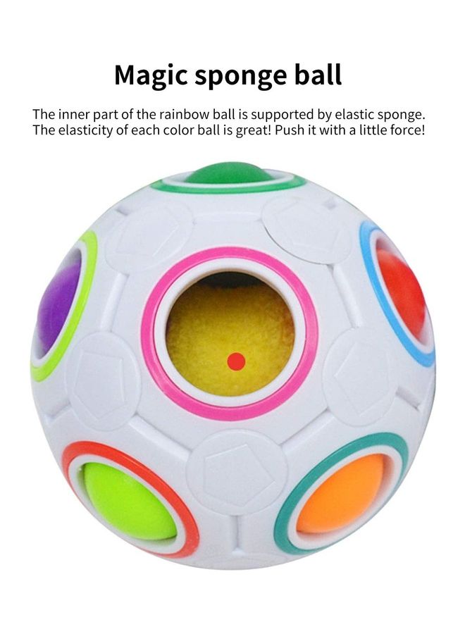 XiuWoo Squishy Rainbow Stress Ball Fidget Toy  - Image 2