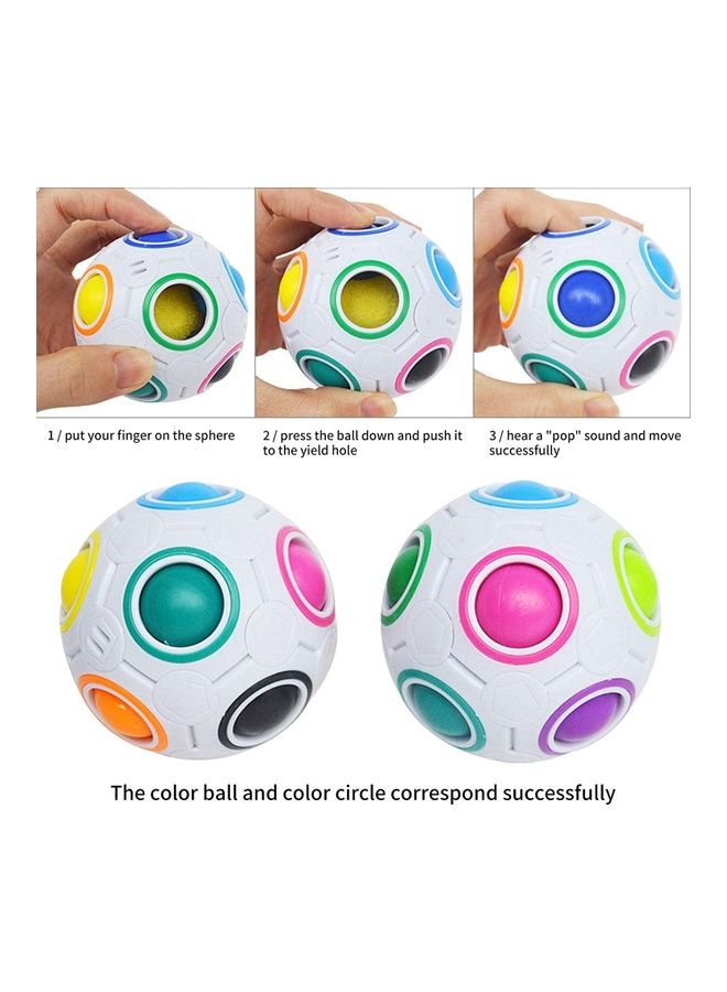 XiuWoo Squishy Rainbow Stress Ball Fidget Toy  - Image 5