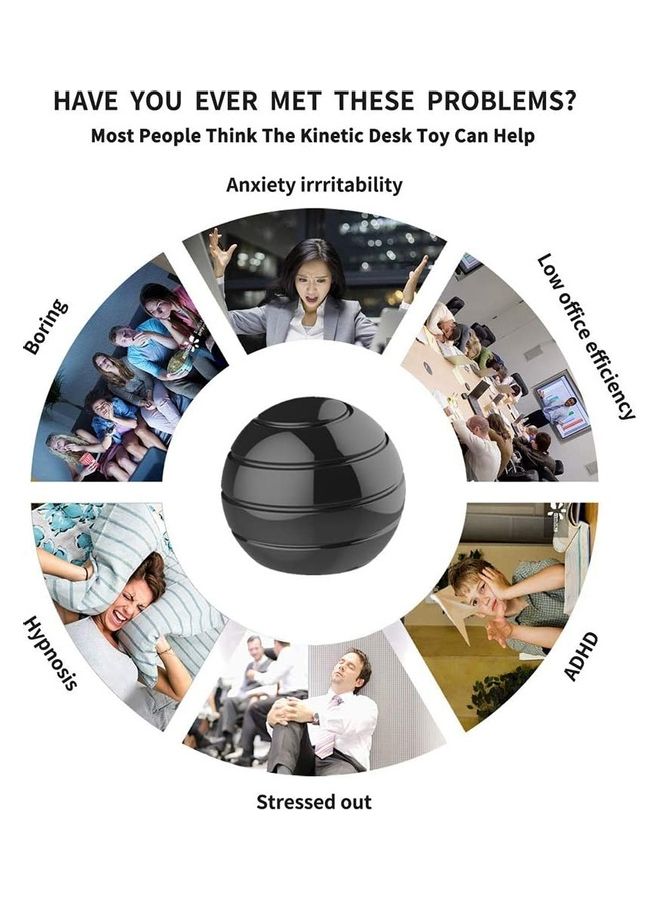 XiuWoo Optical Illusion Fidget Spinner Ball - Image 3