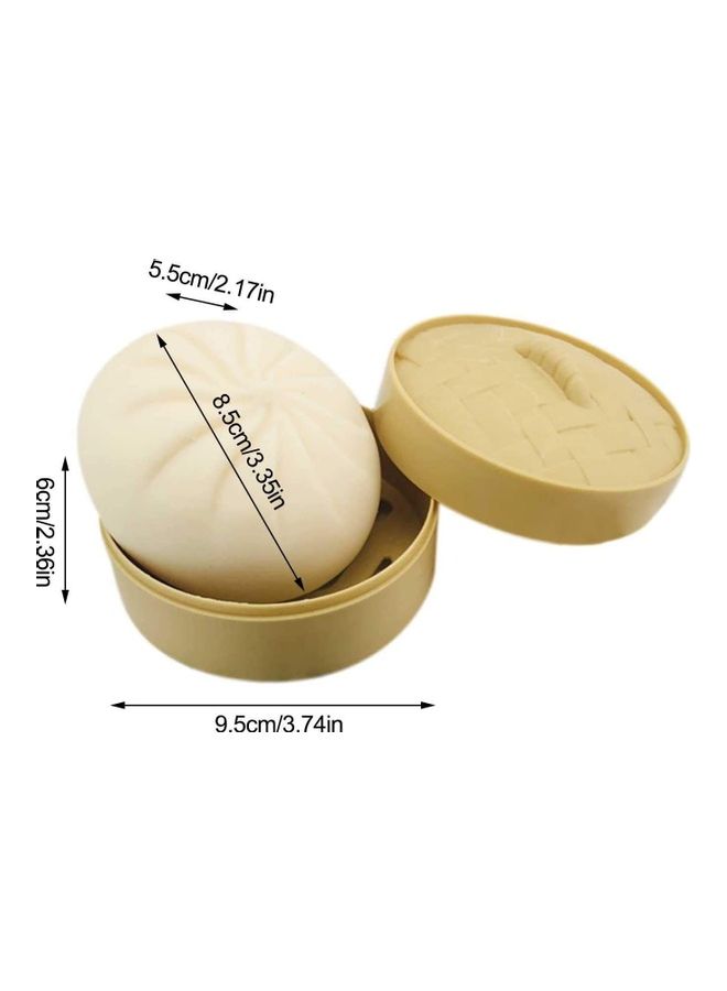 Dumpling Shaped Stress Reliever Squeeze Toy