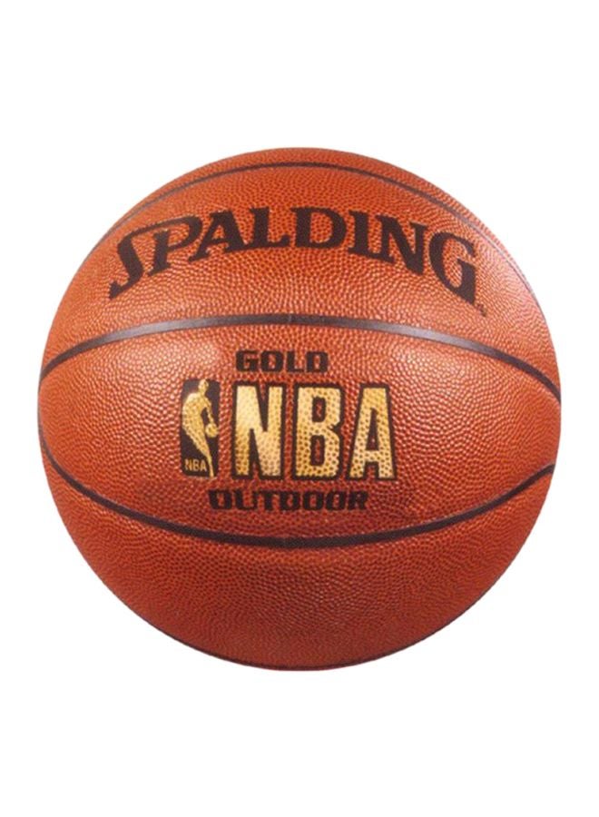 SPALDING NBA Gold Outdoor Basketball 44cm - Image 1