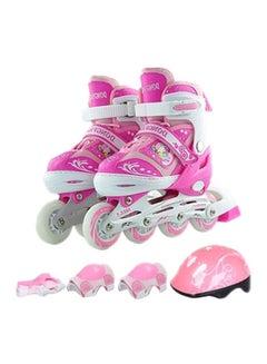 Cool Baby Inline Roller Skates with Protective Suit For Kids Girls & Boys 