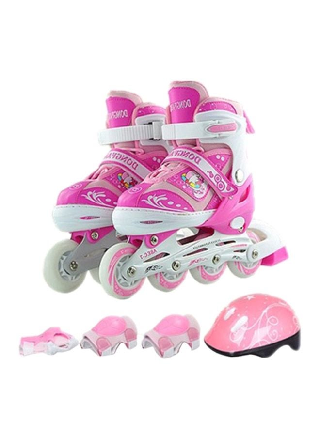 Cool Baby Inline Roller Skates with Protective Suit For Kids Girls & Boys