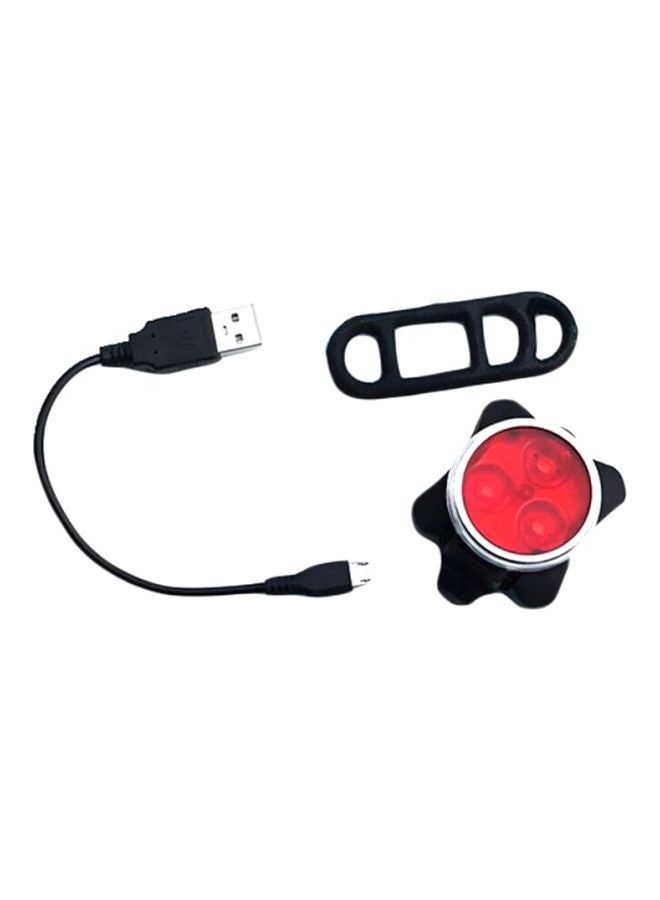 Beauenty Pack Of 3 Rechargeable Bicycle LED Back Light Set 4.5x4.3cm - Image 1