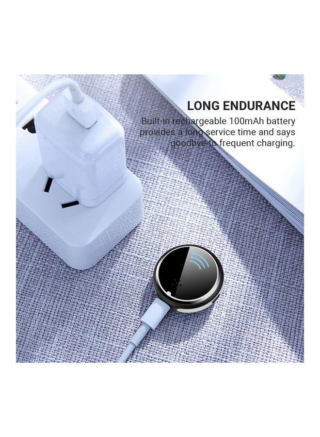 Ultrasonic Mosquito Repellent Bracelet Black - Image 3