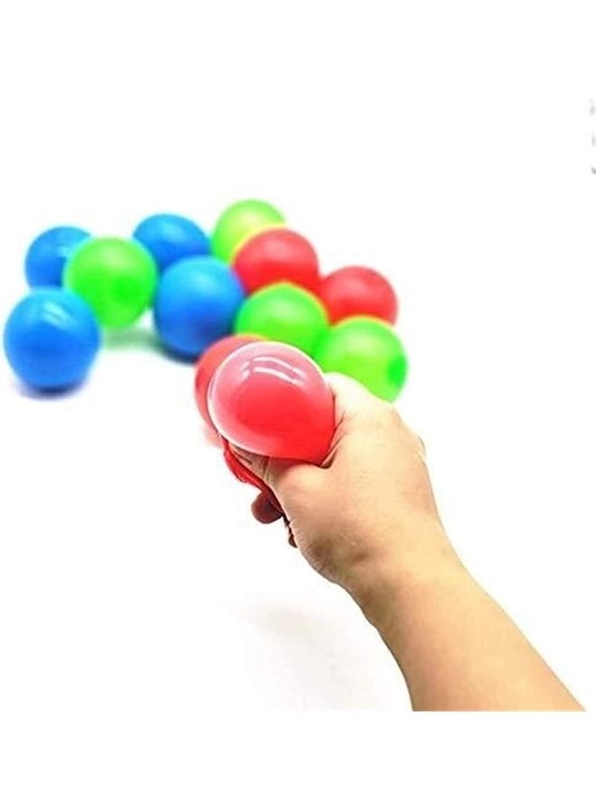 شو وو مجموعة من 4 كرات لزجة متوهجة للتخفيف من التوتر  - Image 2
