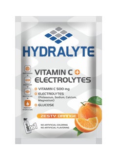 Hydralyte Vitamin C Electrolyte Powder Hydration Drink Mix Orange ...