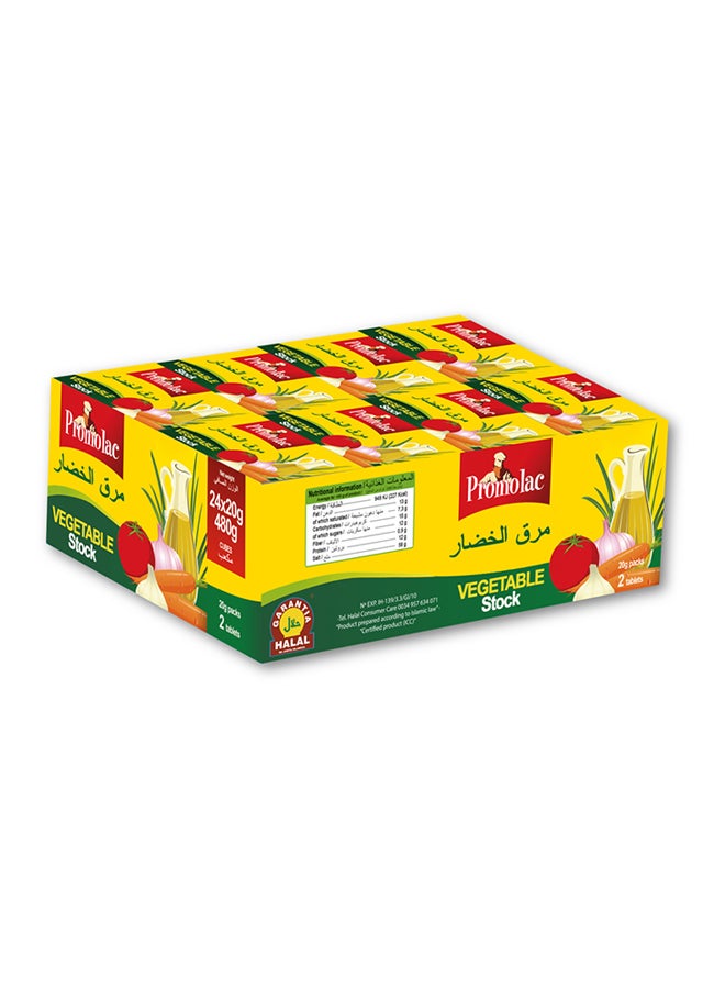 Promolac Vegetable Stock Bouillon Cube 20grams Pack of 24 - Image 5