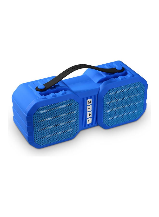 Generic Portable Multi-function Bluetooth Speaker LU-VQ9-70 Blue  - Image 1