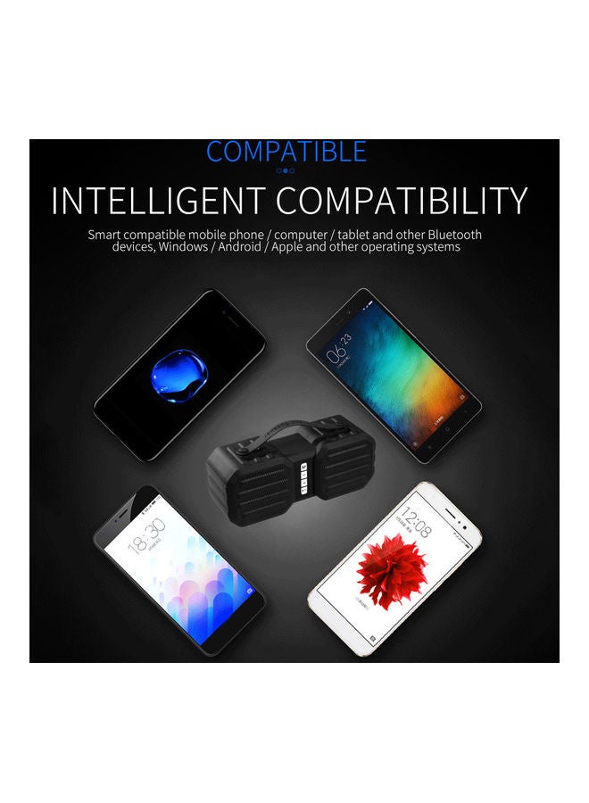 Generic Portable Multi-function Bluetooth Speaker LU-VQ9-70 Blue  - Image 5