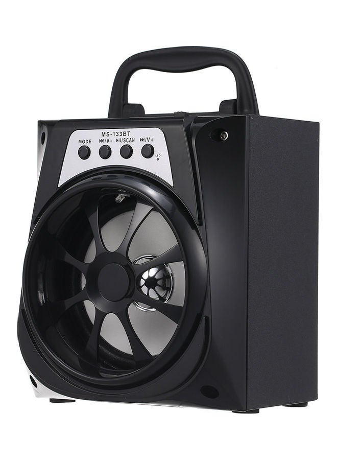 Portable Outdoor Speaker Colorful LED Light LU-VQ9-55 Black  - Image 1