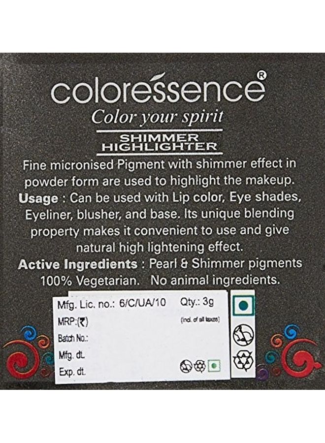 كالرسينس مضيء وجه لامع ذهبي - Image 4