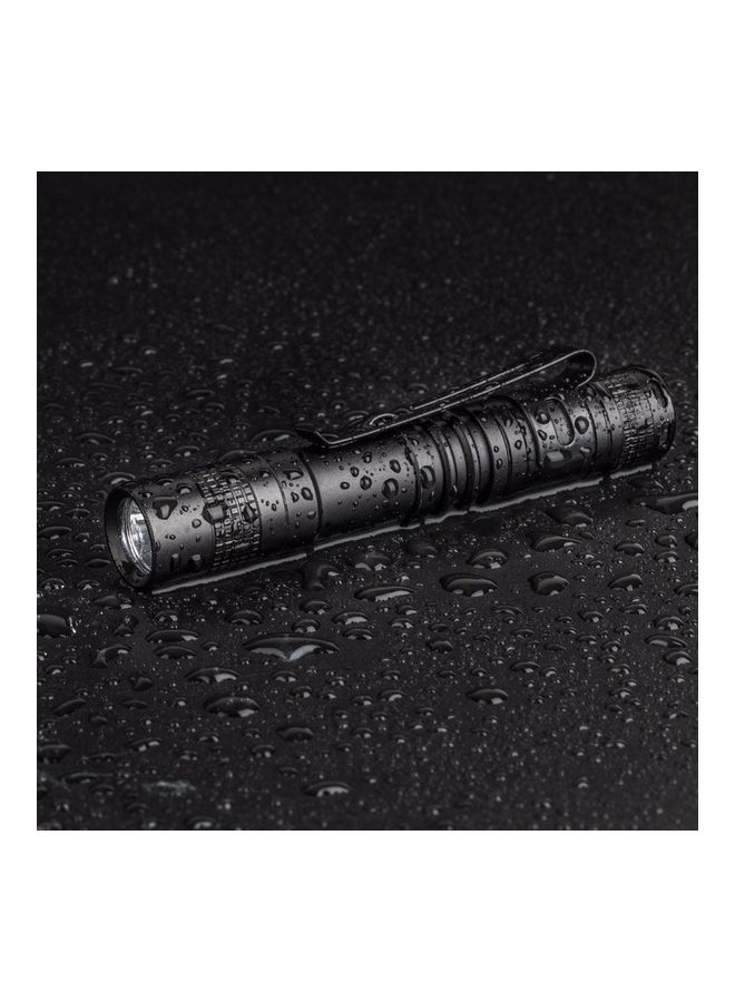 Mini LED Pen-Shaped Flashlight Black - Image 5