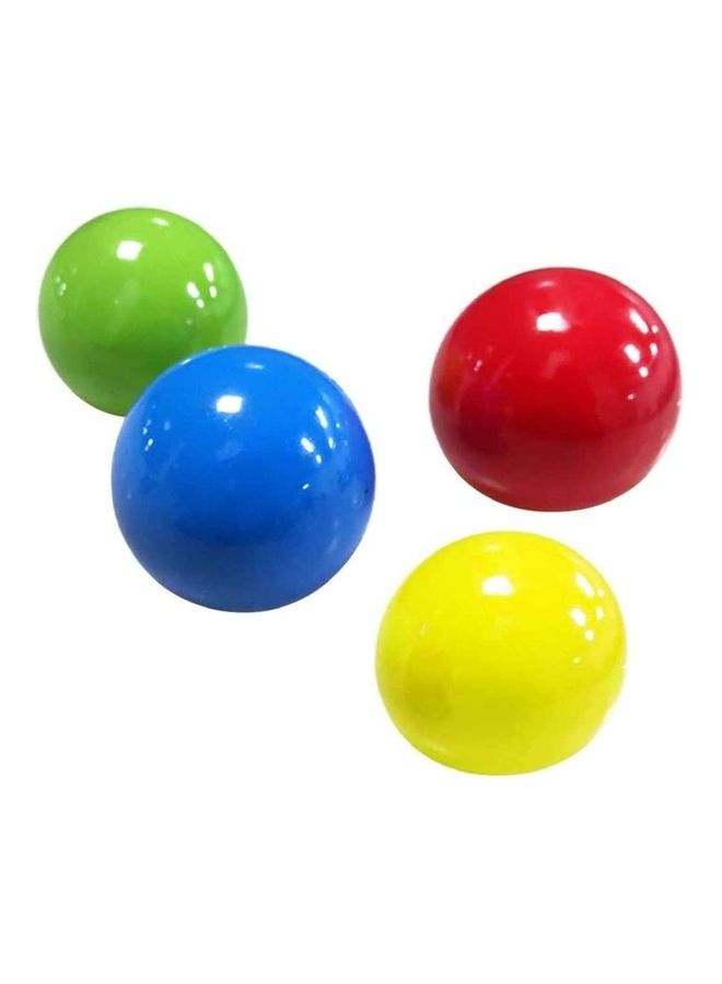 XiuWoo 4-Piece Glowing Stress Relief Sticky Balls - Image 1