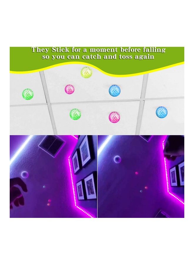XiuWoo 6-Piece Glowing Stress Relief Sticky Balls - Image 2