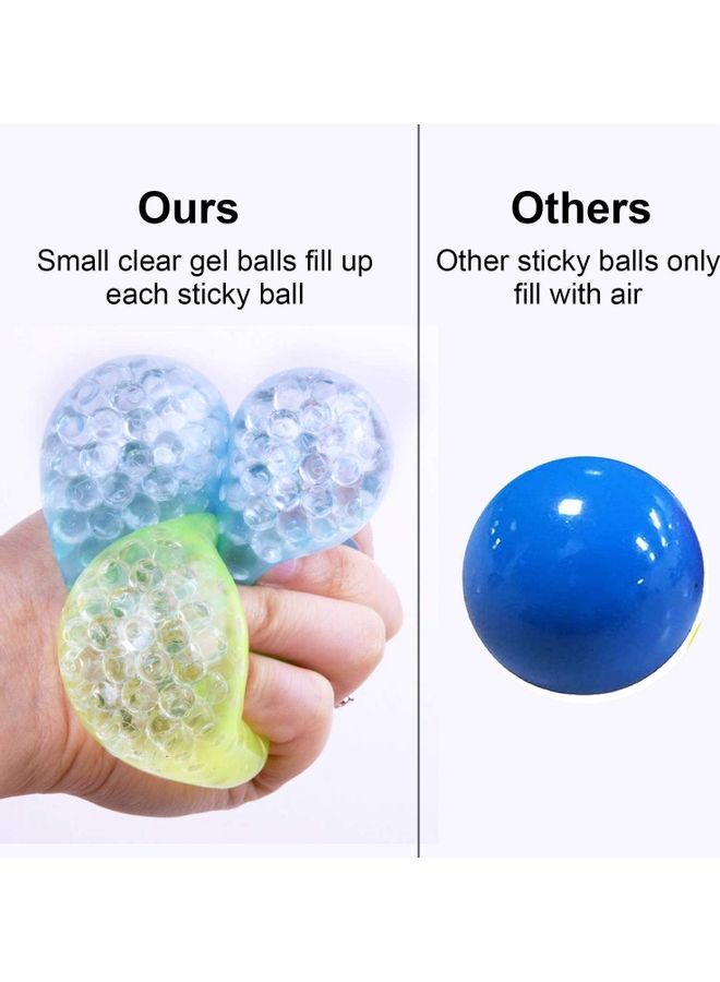 XiuWoo 6-Piece Glowing Stress Relief Sticky Balls - Image 4