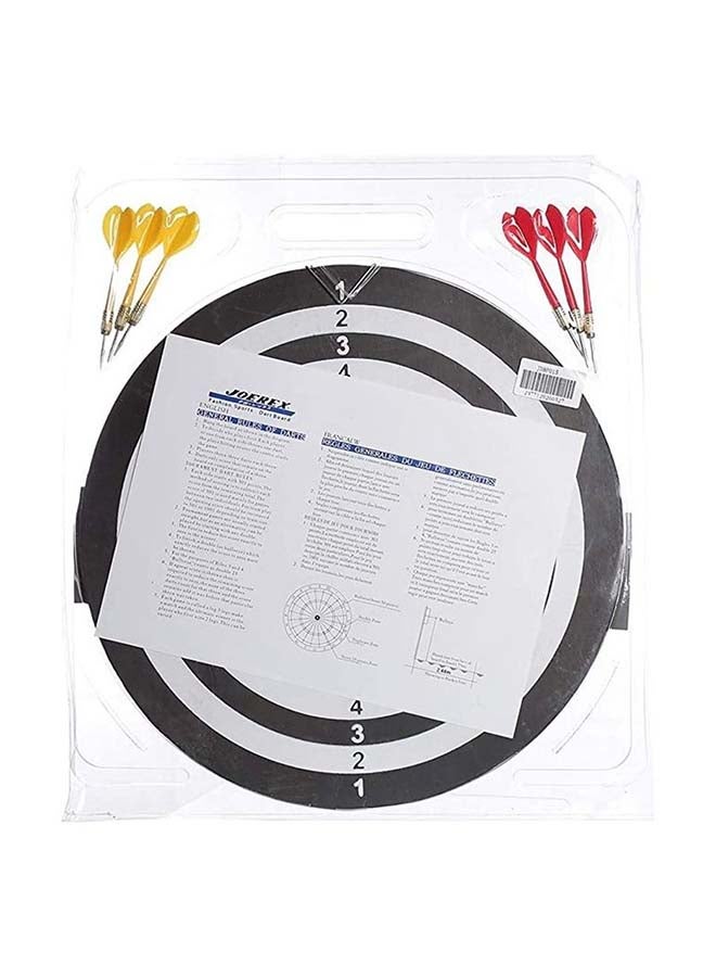 جوريكس طقم لوحة سهام بإطارٍ من الألومنيوم وستة سهامٍ . 15بوصة - Image 3