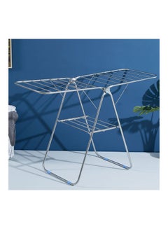 Home Box Foldable Clothes Dryer Silver  - Image 1