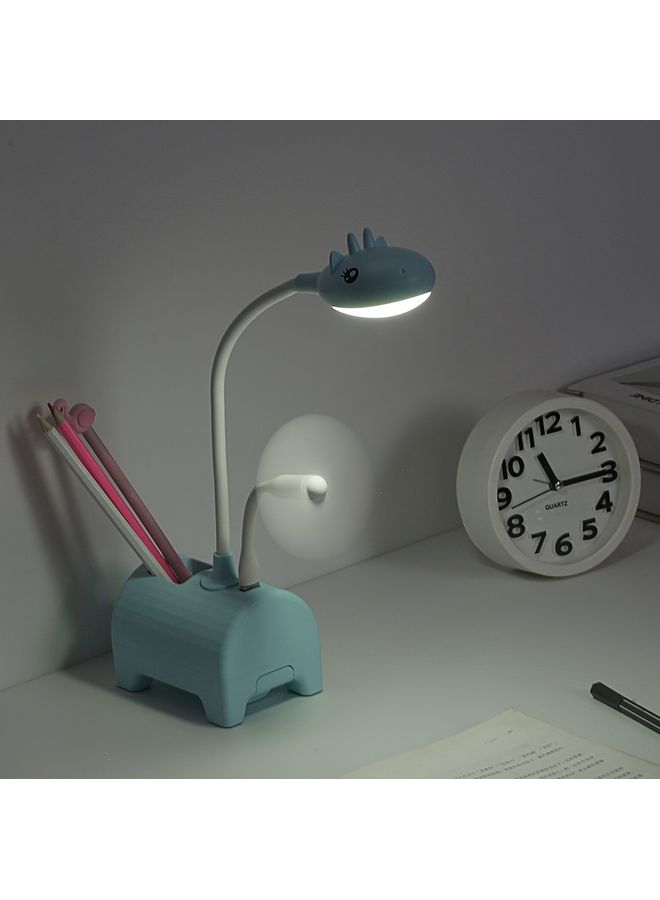 Generic Multi-function Eye Protection Table Lamp with Mobile Phone Holder White  - Image 2