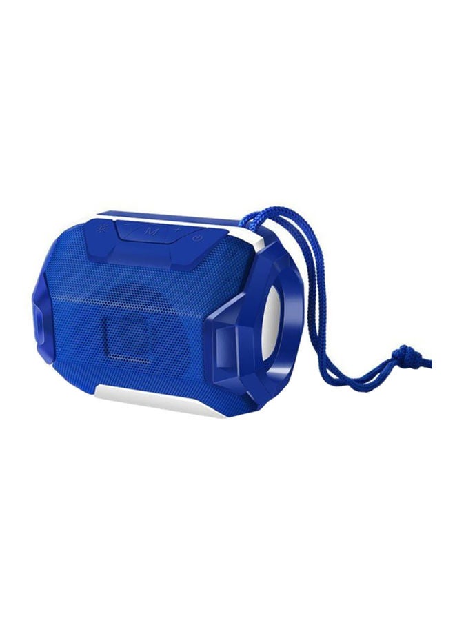 Generic Portable Bluetooth Speaker With LED Light LU-VQ9-20 Blue  - Image 1