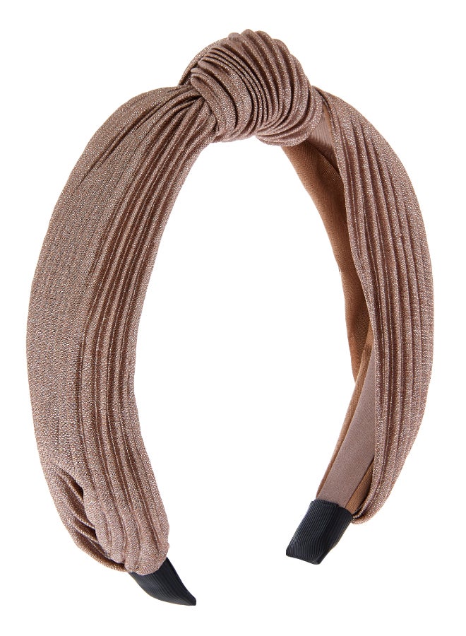 Accessorize Thick Knot Hairband Brown One Size - Image 1