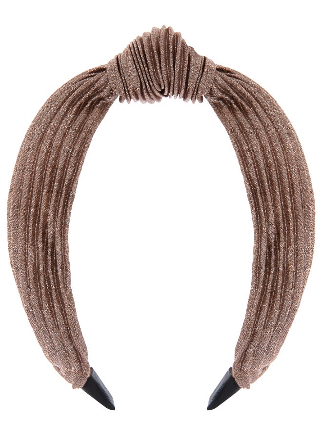 Accessorize Thick Knot Hairband Brown One Size - Image 2