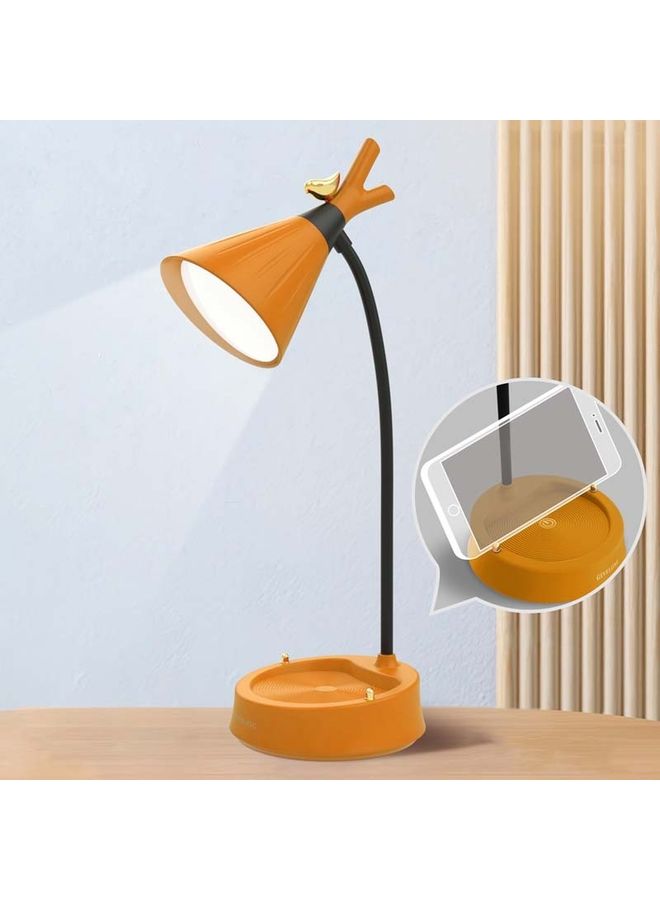 Generic USB Table Lamp With Mobile Phone Holder White 