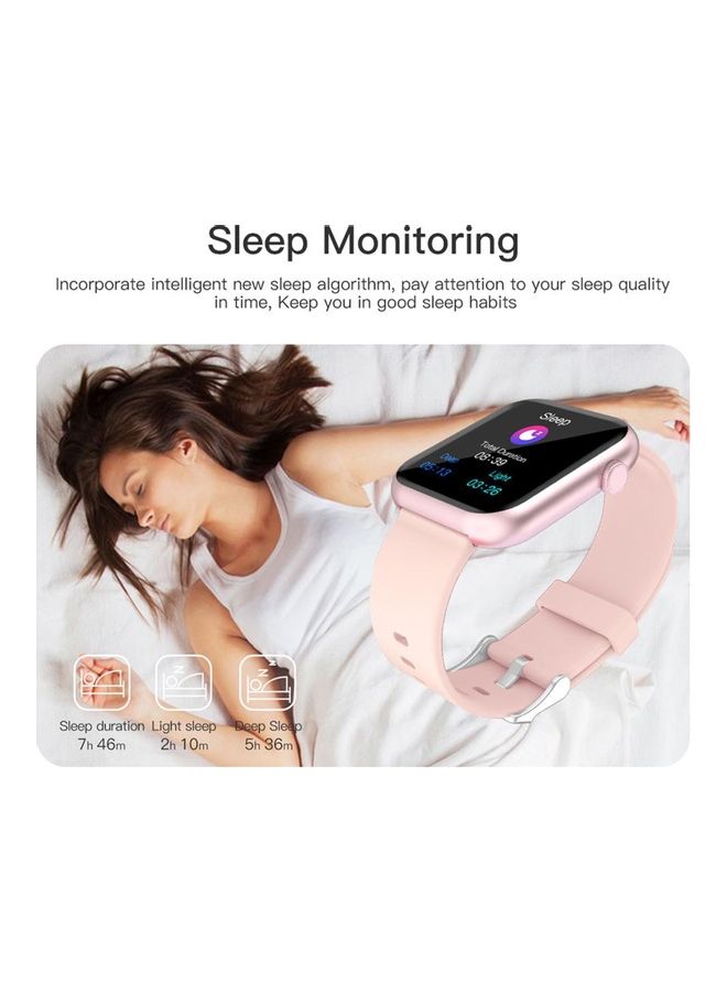 Smart Bracelet Sports Watch Compatible With Android And iOS Pink - Image 4