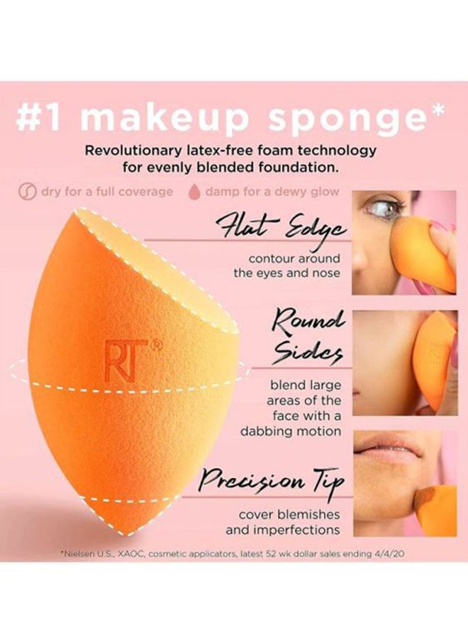 REAL TECHNIQUES 6-Piece Miracle Complexion Sponge Orange - Image 4