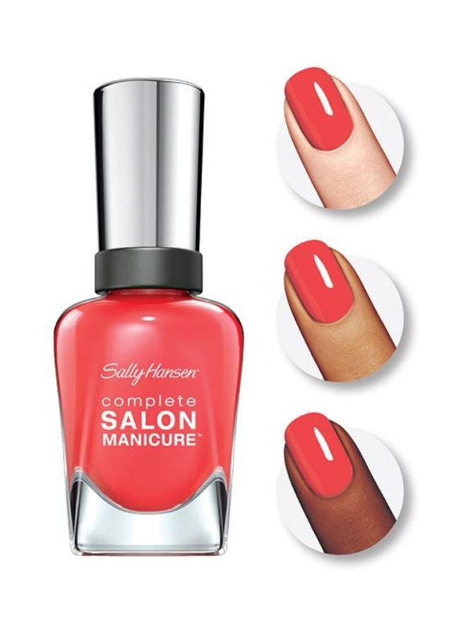 Sally Hansen - Complete Salon Manicure Vibrant Orange-Red Nail Polish Kook A Mango - Image 1