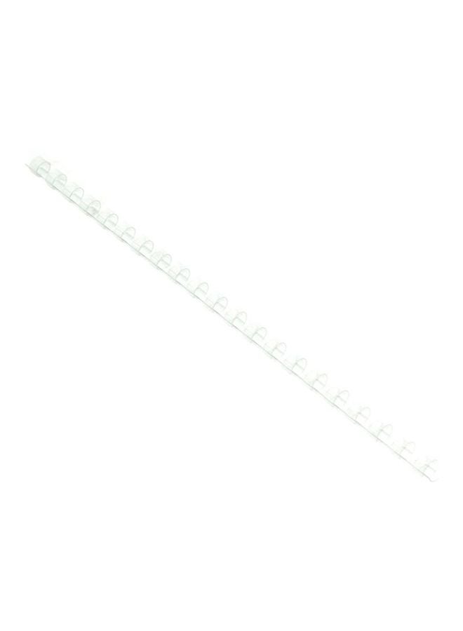 FIS 100-Piece A4 Plastic Binding Rings Clear  - Image 1
