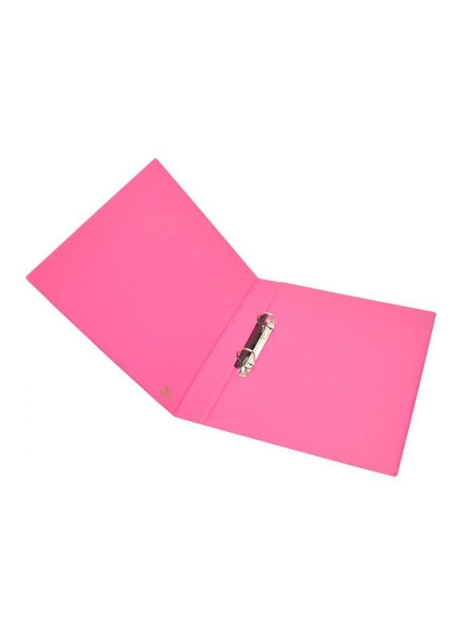 FIS - 4-Ring Polypropylene A4 Binder Pink - Image 1