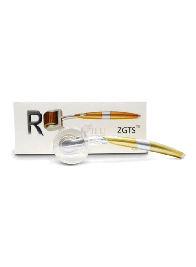 Beauenty Zgts Luxury Titanium Micro Needle Derma Roller Brown/white/silver - Image 1