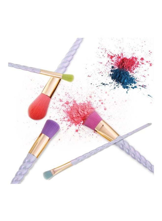 Voberry 5-Piece Pro Makeup Cosmetic Brush Set Multicolour - Image 2