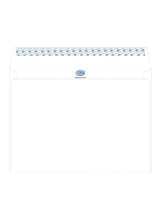 FIS 50-Piece Peel And Seal Envelope Set White - Image 1