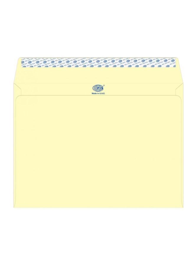 FIS 50-Piece Peel And Seal Envelope Set Cream - Image 1