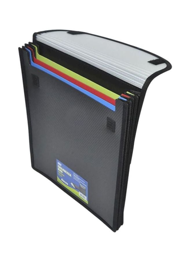 إف اي أس  حقيبة تنظيم بتصميم عمودي أسود - Image 1