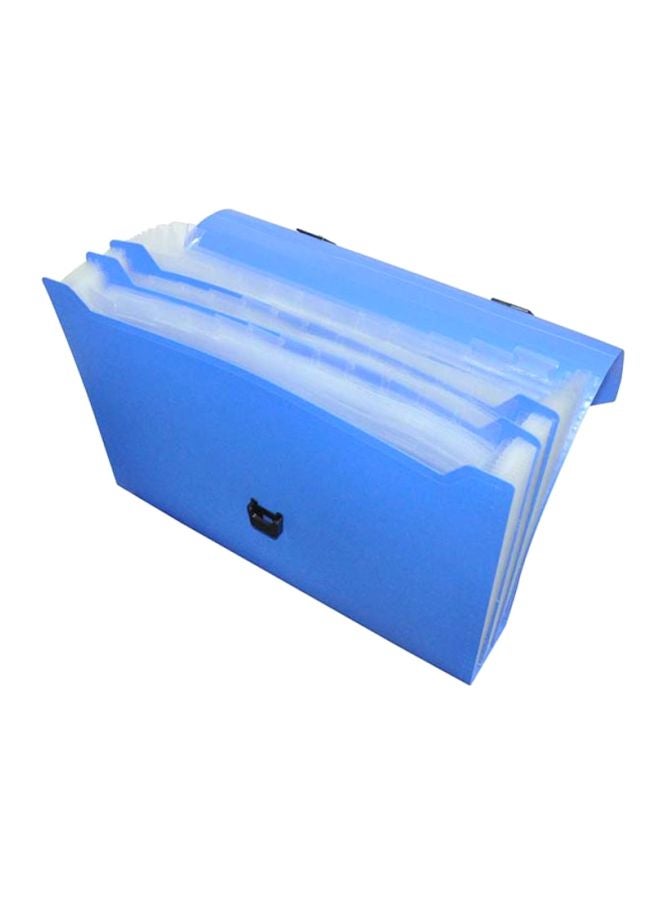 FIS 36-Pocket Expanding Files Blue/Black  - Image 1
