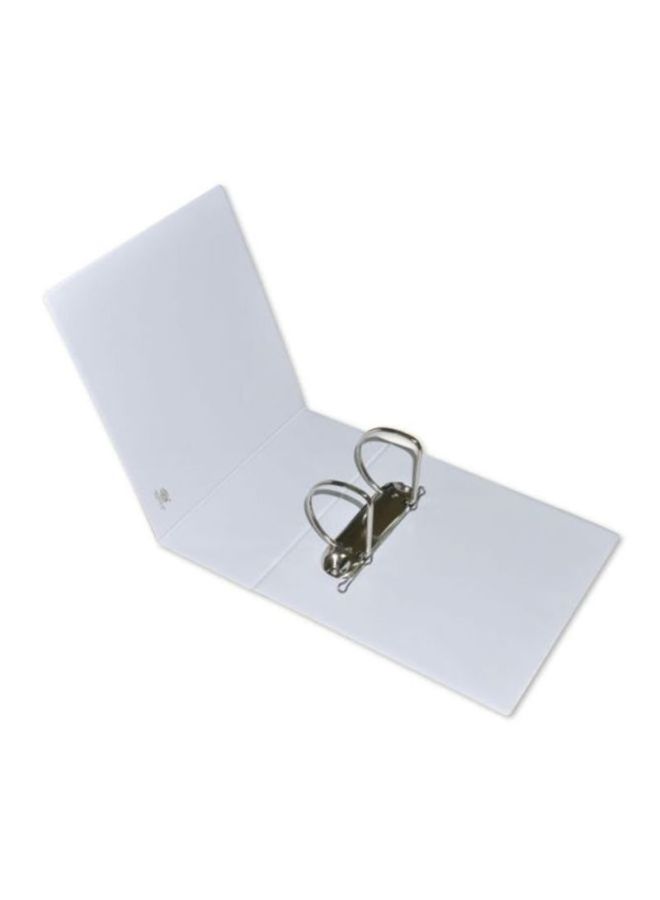 FIS 2D Presentation Ring Binder White  - Image 1