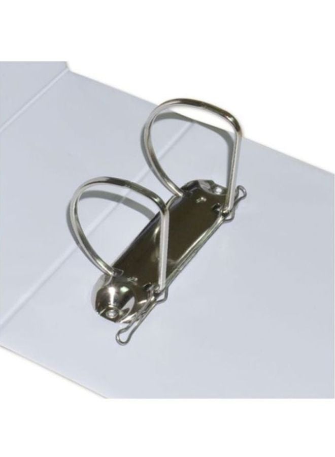 FIS 2D Presentation Ring Binder White  - Image 2