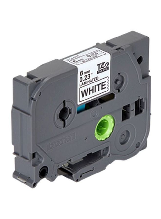 brother Laminated Label Tape Black - Image 3