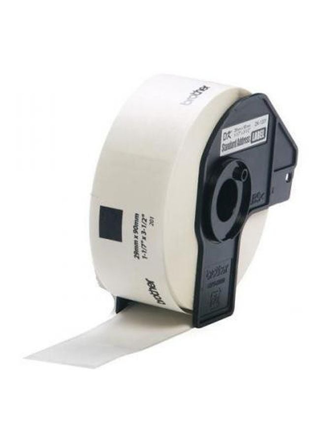 brother 400-Piece Standard Address Label Bundle Black/White - Image 2